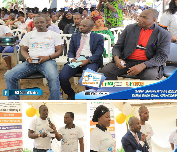 Pictures of the Safer Internet Day celebrations in Côte d'Ivoire