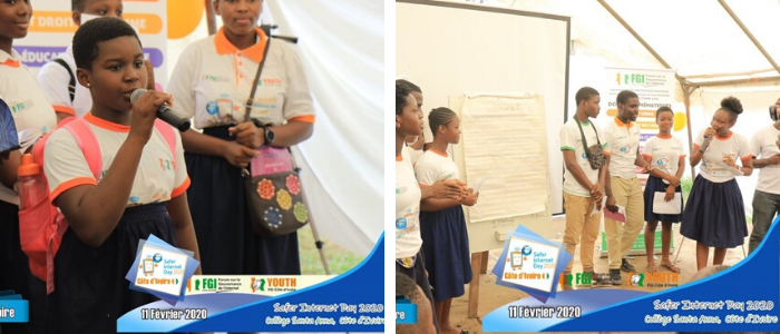 Pictures of the Safer Internet Day celebrations in Côte d'Ivoire