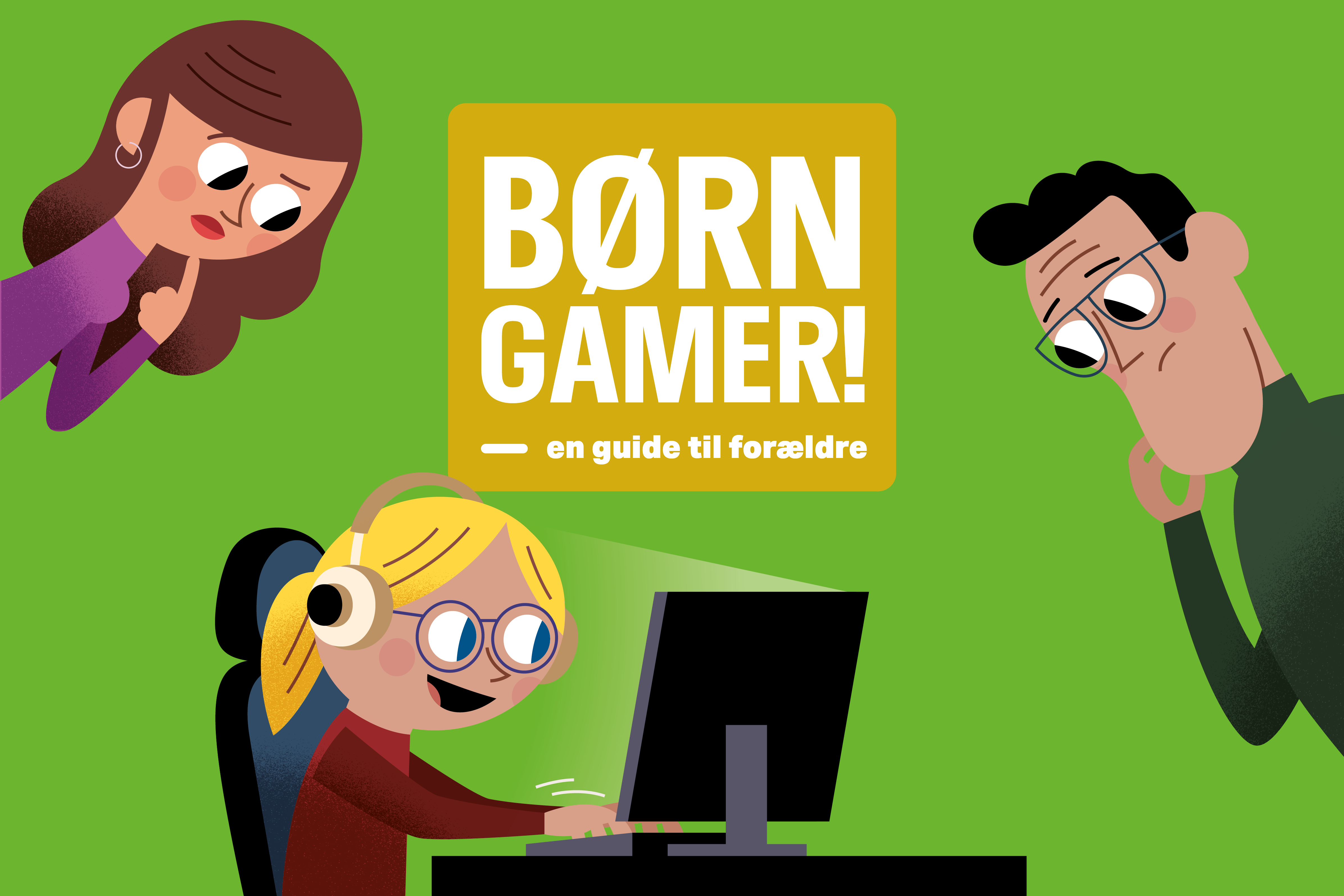 Front cover of the new parental guide “CHILDREN ARE GAMING!”