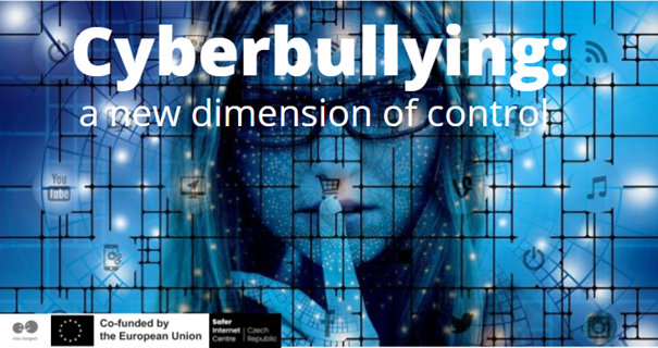 Poster representing Cyberbullying: a new dimension of control