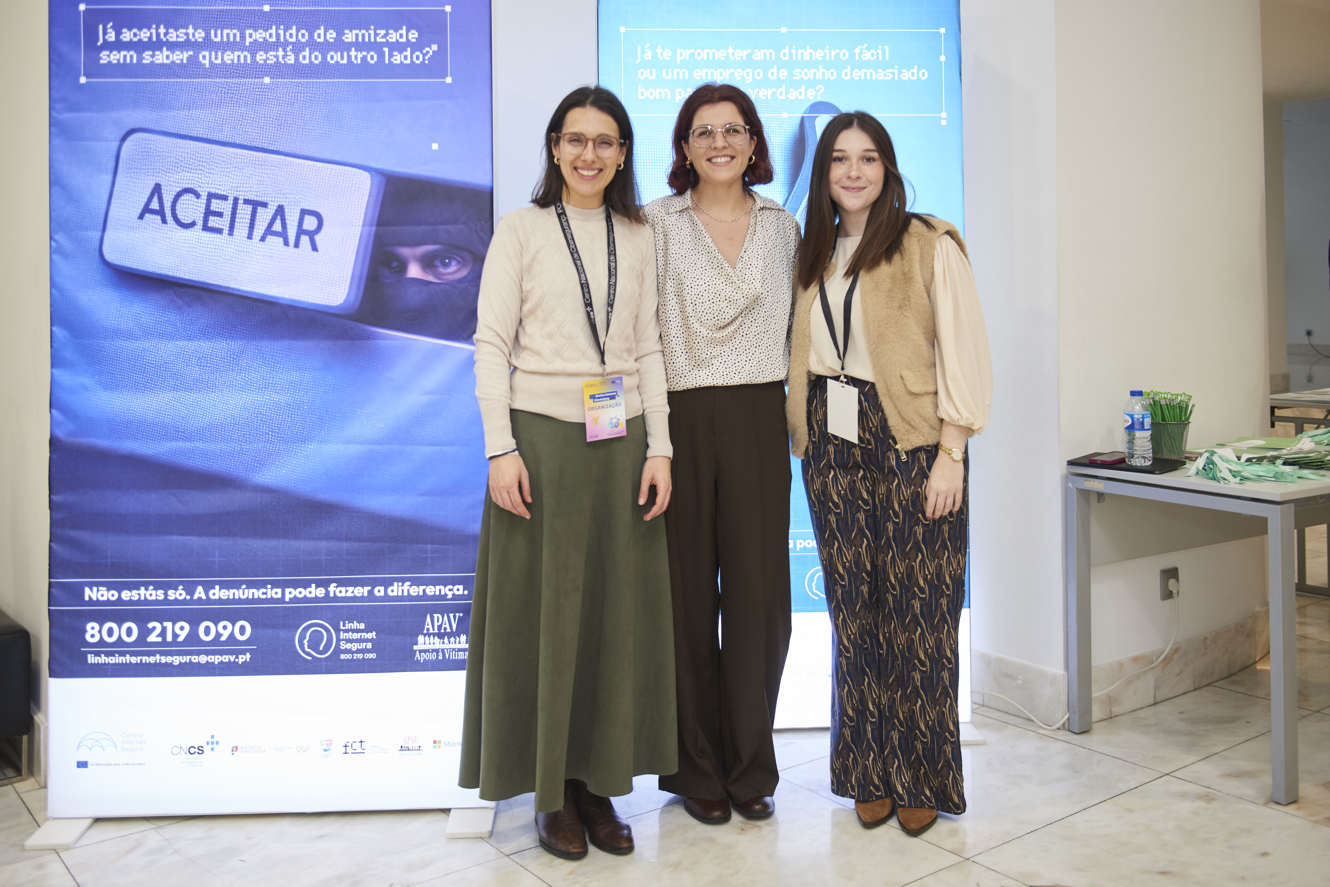 Staff members at the SID high-level event