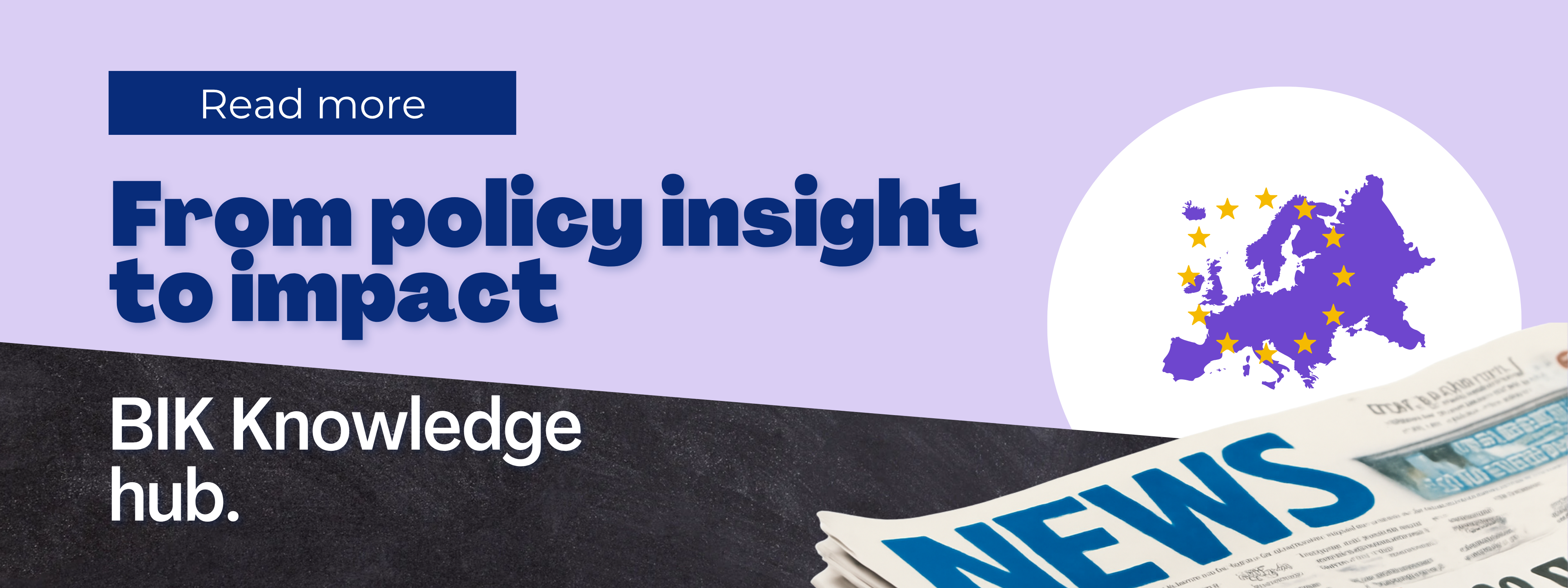 Banner redirecting to the BIK Knowledge hub section