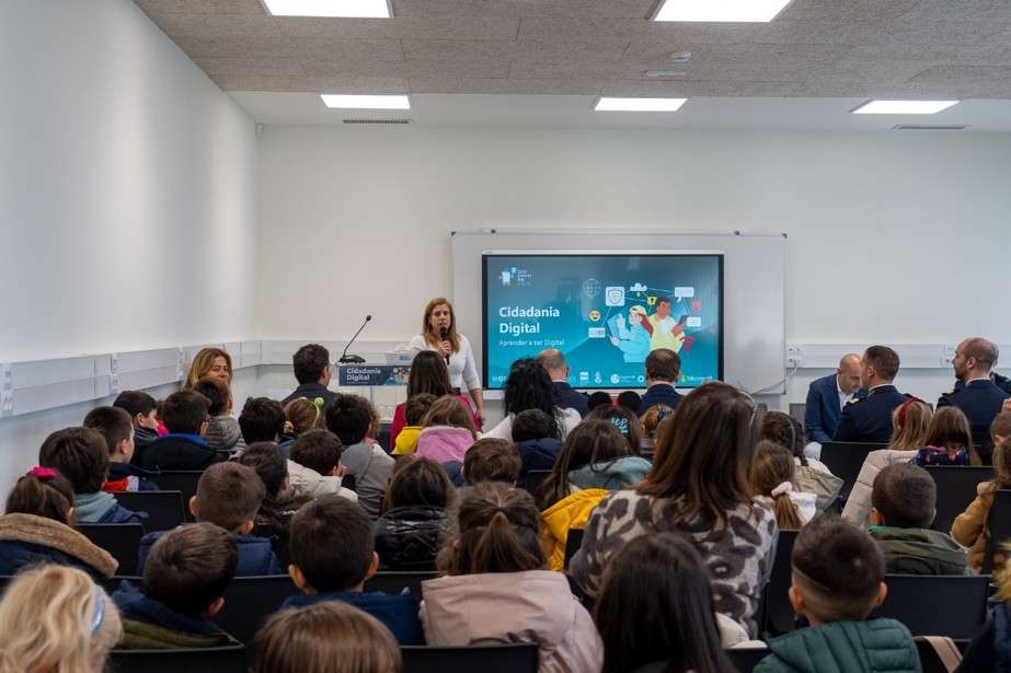 Picture from the session on digital citizenship at the SID event in Portugal