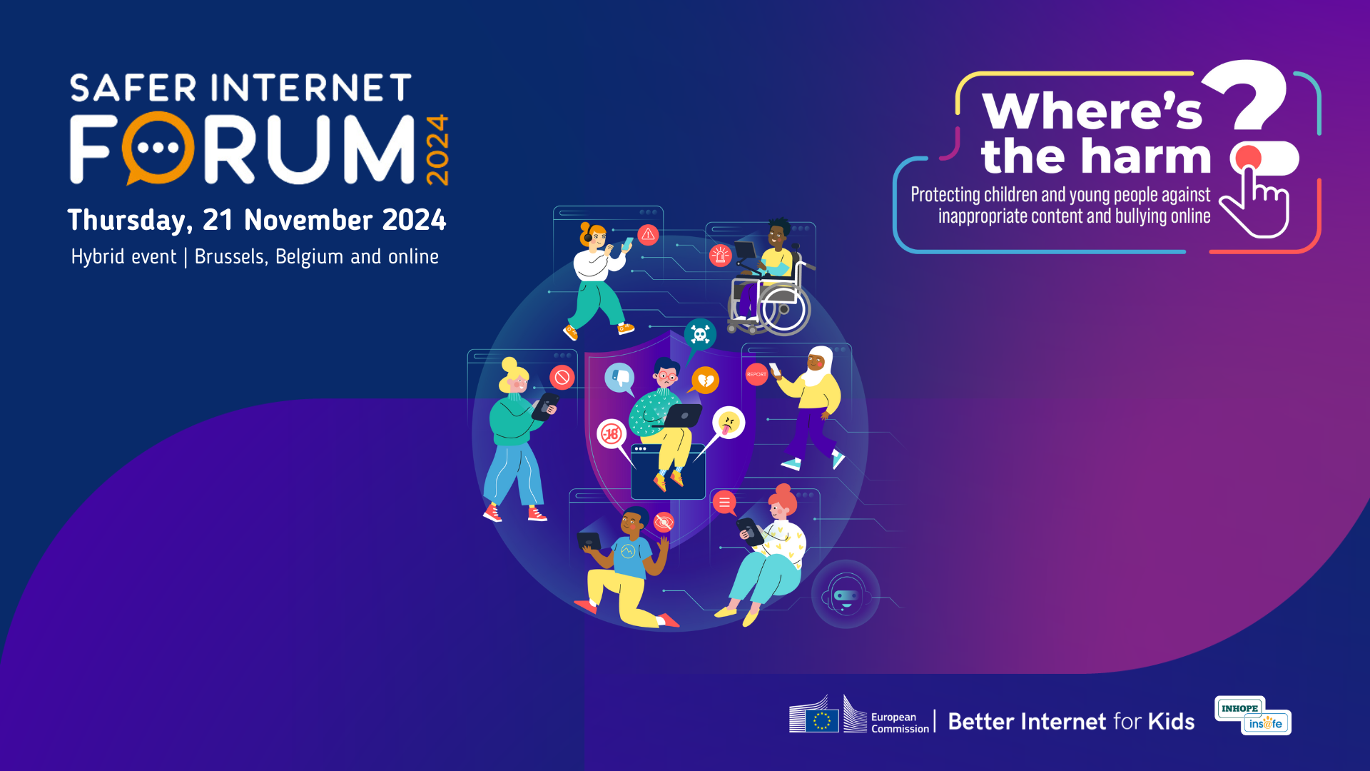 Safer Internet Forum 2024 banner.