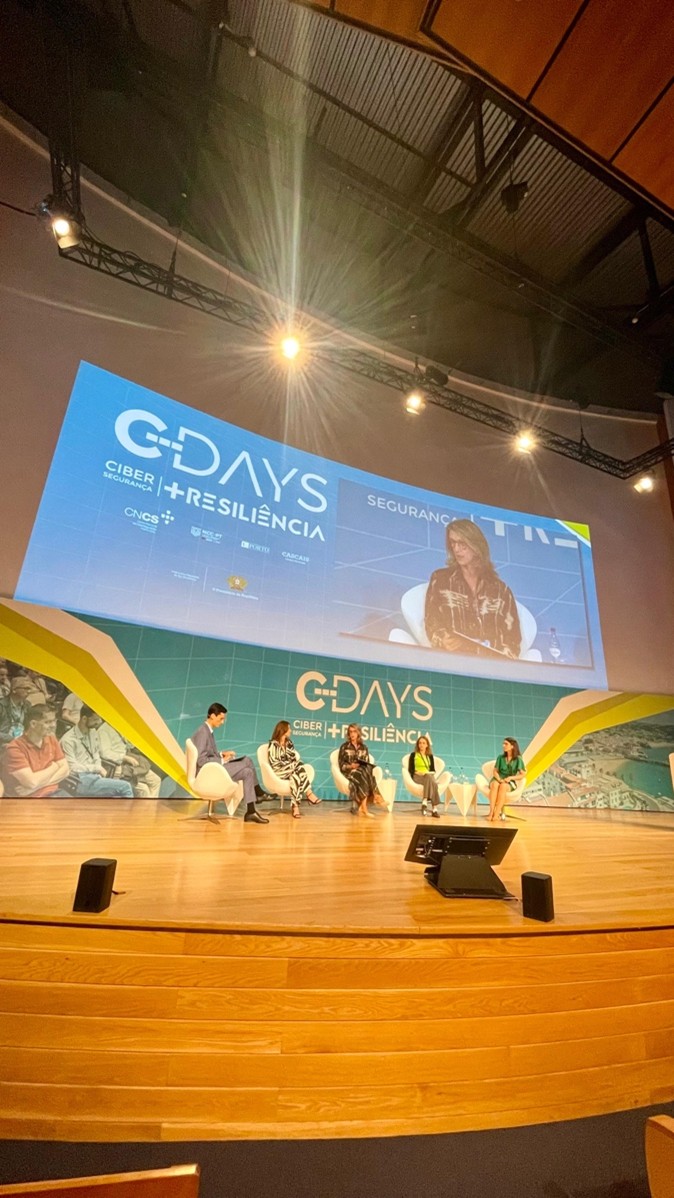 Overview of the panel of the CDAYS conference featuring Sofia Rasgado from SIC Portugal
