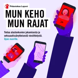 My body – my boundaries. Guide for young people in plain Finnish