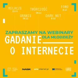 Webinar series for young people covering topics related to online safety and well-being.