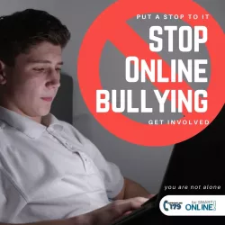 Back to school campaign - stop bullying online message