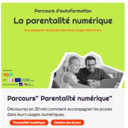 Online self-training on digital parenting
