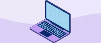 A laptop