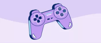 A gamepad for playing