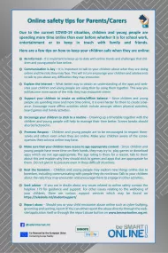 Online Safety Tips for Parents/Carers