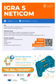 Game with Netica - preparation for the implementation of the workshop