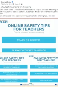 Safer Internet Tips - Teachers