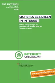 Konsumenteninformation "Sicheres Bezahlen im Internet"