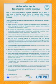 Online Safety Tips for Educators for Remote Teaching