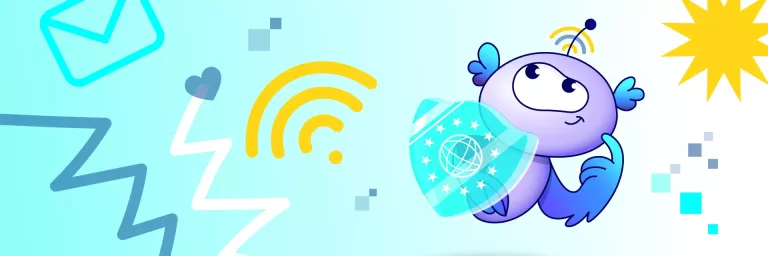 Ally, the mascot of Safer Internet Day