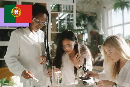 Portugal bootcamp for girls 2024 - students learning digital skills
