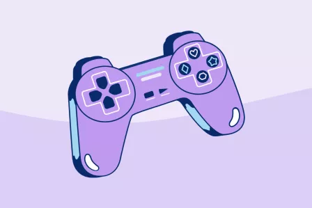 A gamepad used for playing
