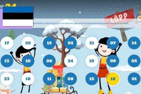 Robot Otto Smartly on the Web calendar example.