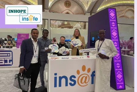 Insafe booth at IGF Village 2024
