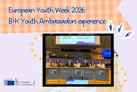 BIK Youth ambassadors at the European Youth Week 2026