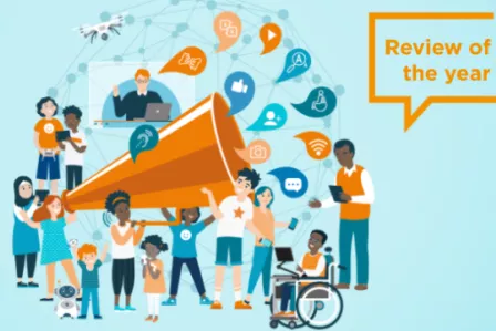 Cover of the 2021 Better Internet for Kids annual report