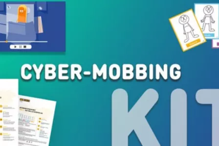 Banner promoting the cyber-mobbing kit