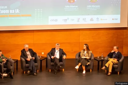 People sitting in a room in a conference
