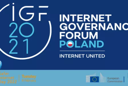 Official logo of the Internet Governance Forum 2021
