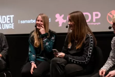 Stage discussion at the Danish Safer Internet Centre's Safer Internet Day event