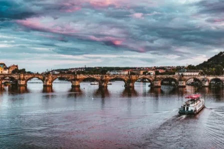Landscape view of Prague