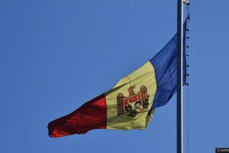 Waving Romanian flag