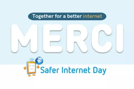 A poster of Safer Internet Day in Luxembourg