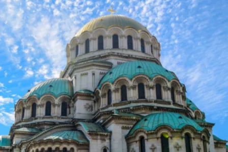The Alexander Nevsky cathedral in Sofia, Bulgaria