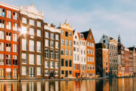 View of Amsterdam, The Netherlands