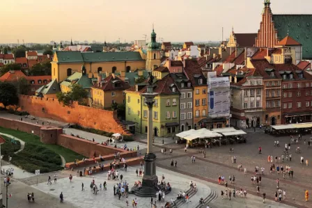View of Warsaw, Poland