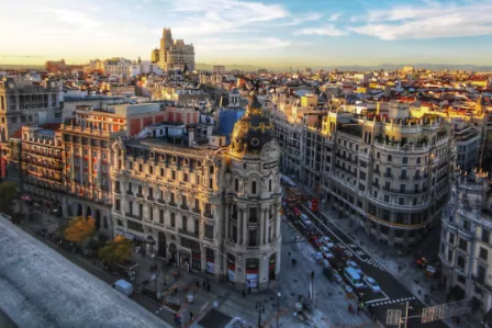 View of Madrid, Spain
