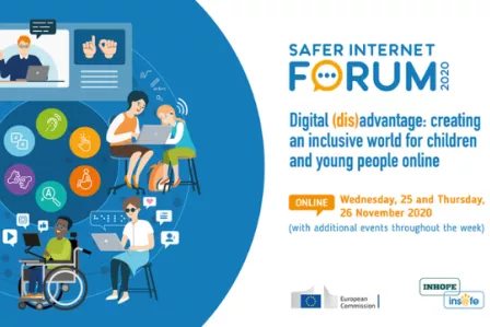 Banner for Safer Internet Forum 2020