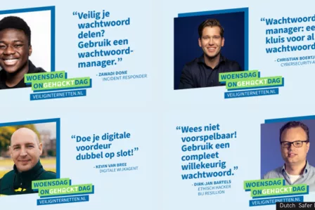 Four pictures of passwords experts
