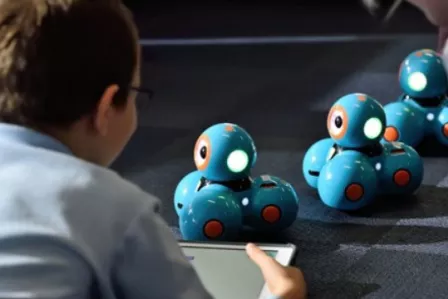 Child using a smart toy