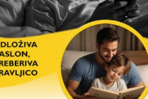 Photo of a parent reading a story to a child