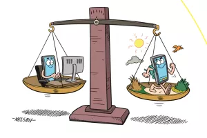 healthy use of technology during school holidays