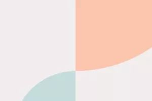 a pink, orange and turquoise background 
