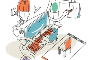 Guide cover - Educating for digital awareness between the ages of 5 and 8: educational paths for teachers and parents