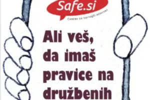 Front side of the leaflet "Do You Know That You Have Rights on Social Media?"