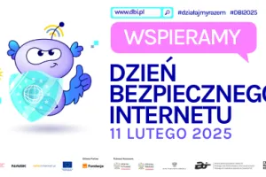 Illustration promoting Safer Internet Day in Poland on February 11, 2025.