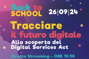 Back to School 26 September 2024. Shaping the digital future – discovering the Digital Services Act