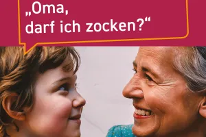 cover of the brochure 'Grandma, can I play video games?'