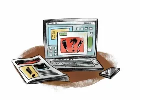 Guide to the World of Media ilustration